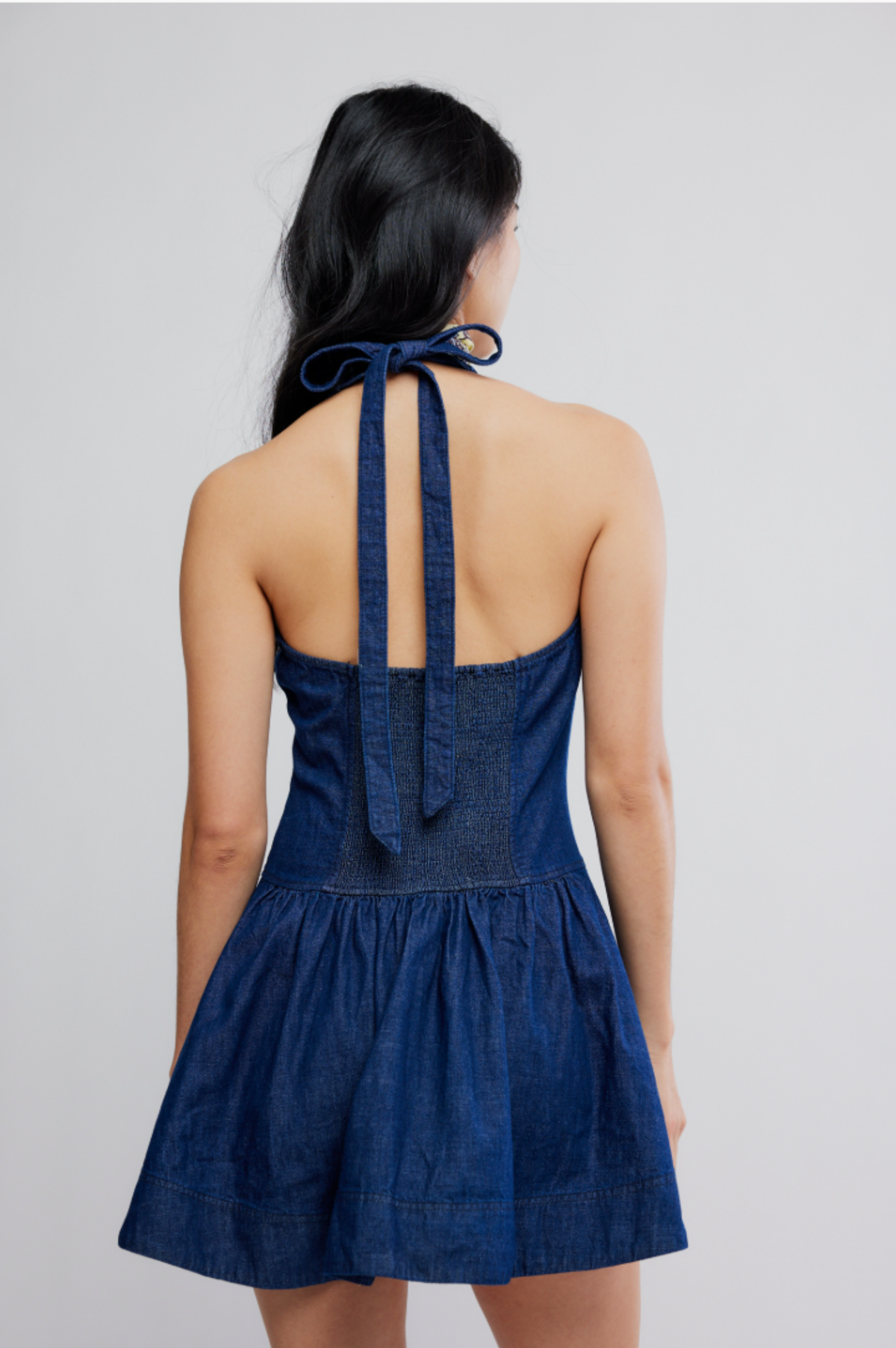 Clean Break Denim Mini Dress