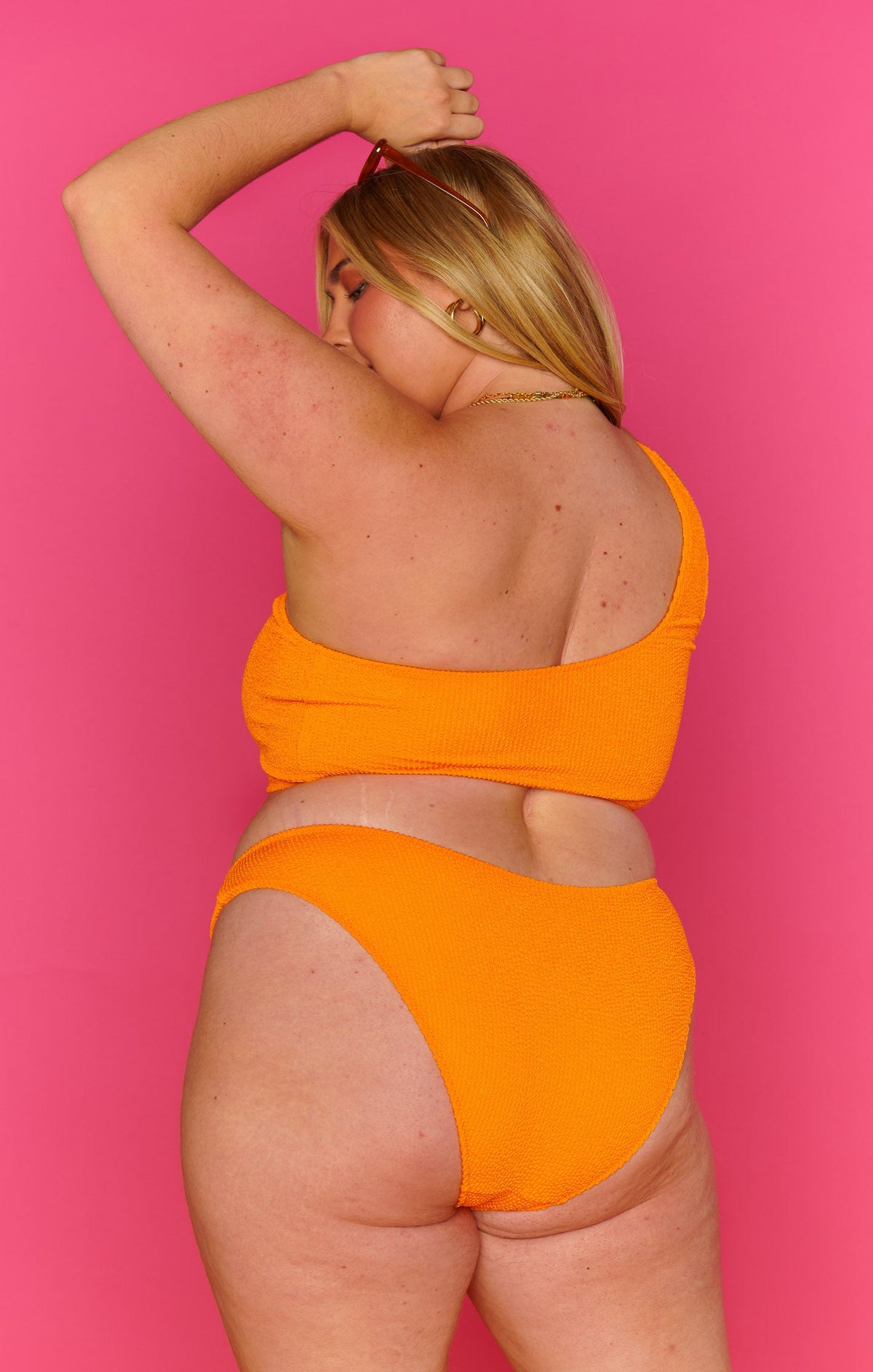 Float On Top ~ Bright Orange Scrunch