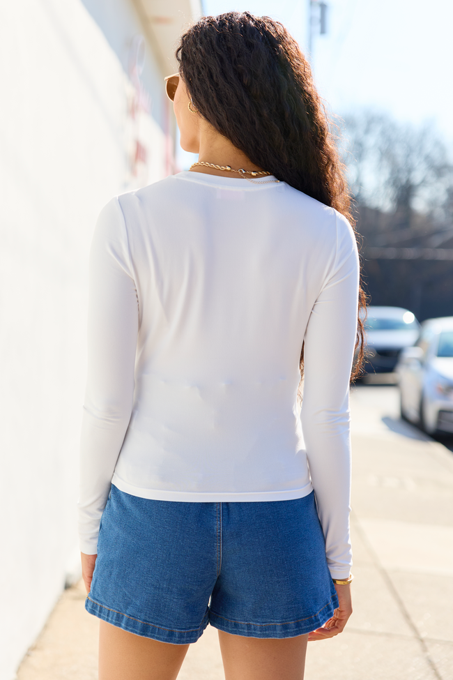Andie Ivory Long Sleeve Tee SALE