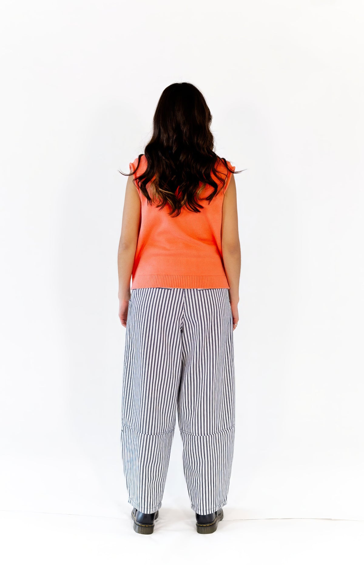Andi Striped Pants · Navy