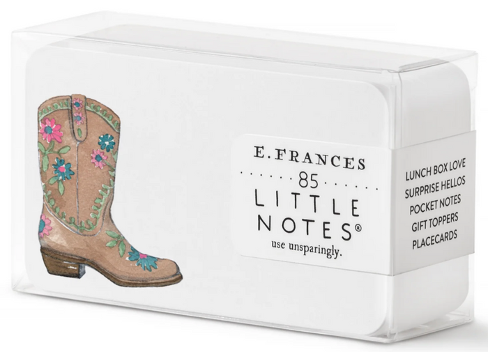 Cowboy Boot Little Notes