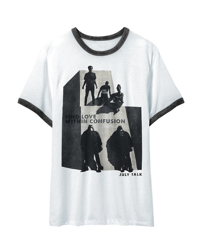 Find Love Within Confusion Ringer Tee