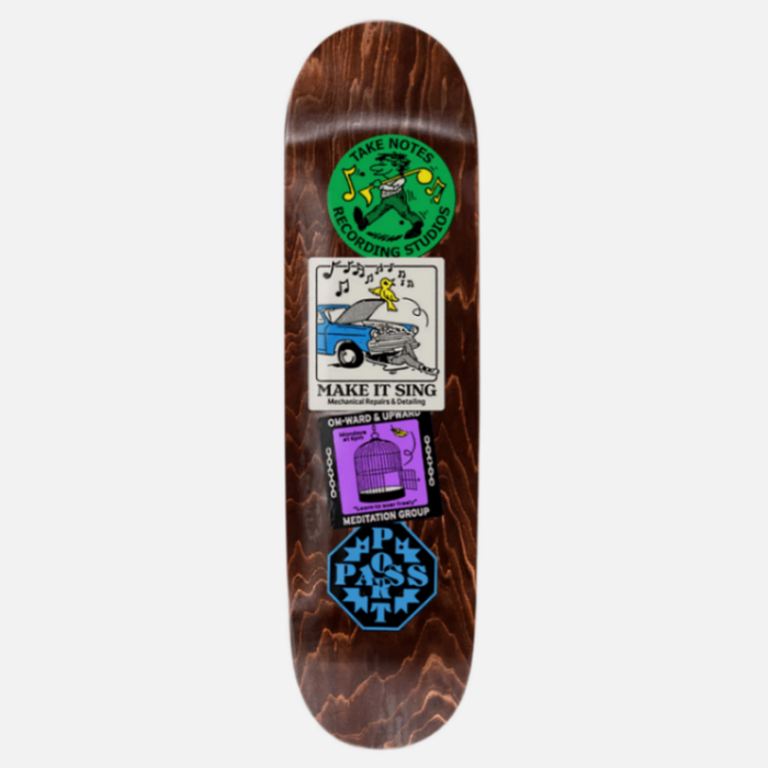 Passport 8.375" Coaster Series Omward and Upward Skateboard Deck