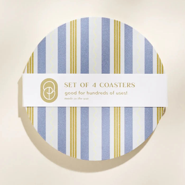 Squiggle Stripes Coasters