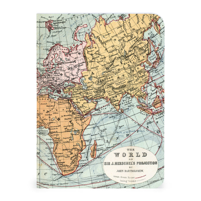 World Maps Mini Notebooks Set - The New York Public Library Shop