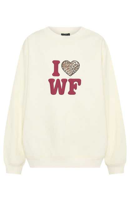 11th Street Concrete Jungle Oversized Sweater Cake Batter