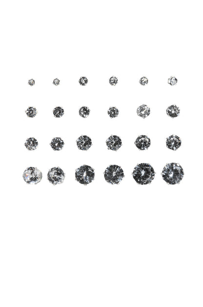 12 PACK CIRCLE STUDS
