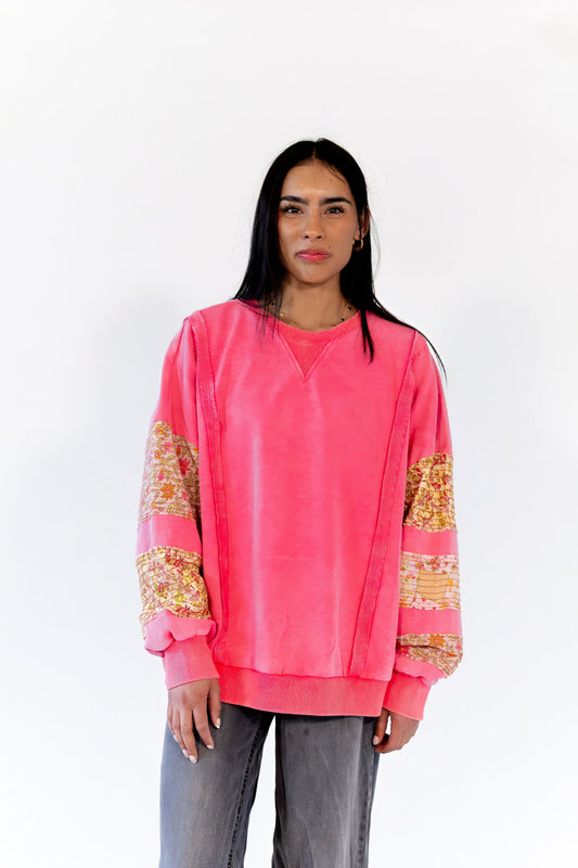 Angie Patchwork Pullover