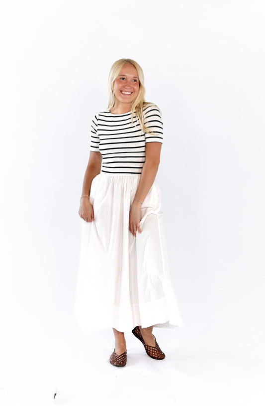 Alicia Woven Midi Dress