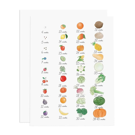 Baby Weekly Growth Greeting Card