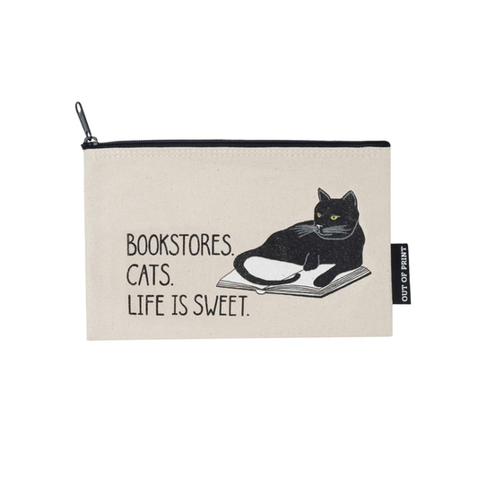 Bookstore Cats Pouch - The New York Public Library Shop