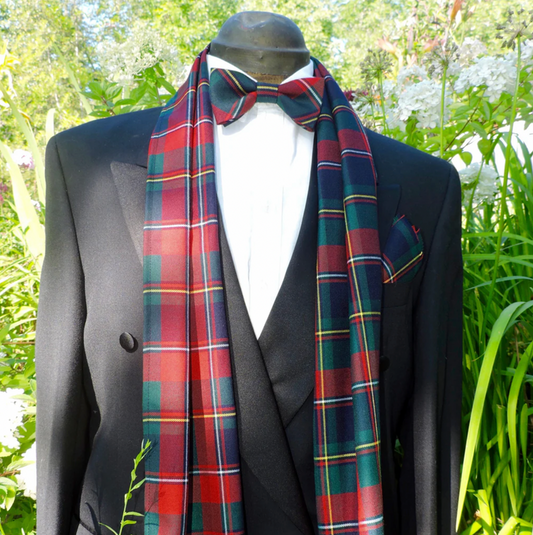 Bow Tie~Self or Pre-tied Speciality Tartan 100% wool