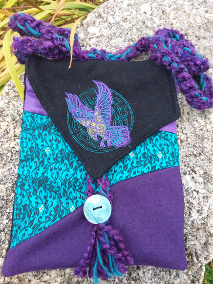 Celtic Button Patch Purse