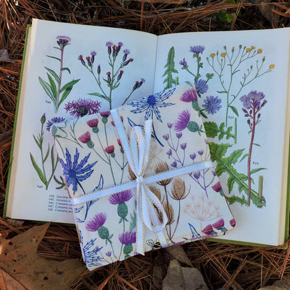 Coasters Set~Cotton prints