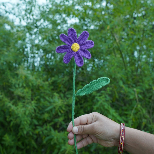 Daisy Flower | Handmade Crochet Festival Decoration | Artisan Made In India | Eco-Friendly| 100% Cotton |
