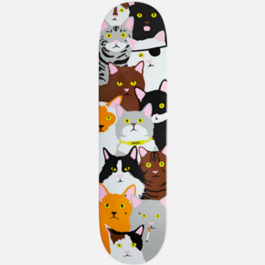Enjoi Cat Collage R7 Skateboard Deck 8.25"