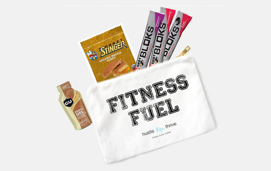 Fitness Fuel Bag - Small Canvas Fitness Pouch for Snacks and Gym Essentials