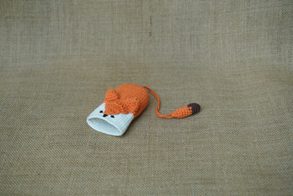 Fox Key Cover | Handmade Crochet Festival Decoration | Artisan Made In India | Eco-Friendly| 100% Cotton |