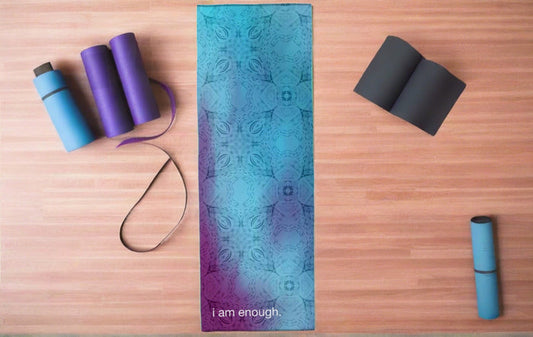 i am enough. Yoga Mat Towel - Nonslip Yoga Towel