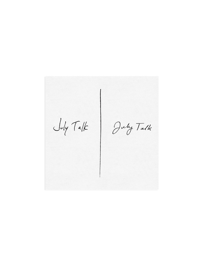July Talk Self Titled CD (White)