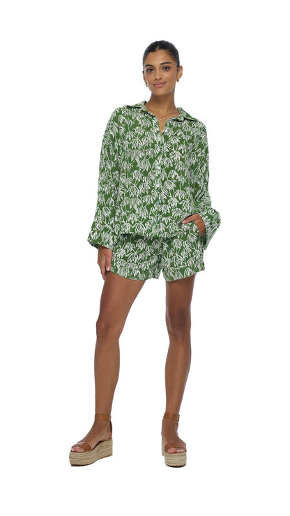 Button Down Shirt Vanoria - Canopy Green
