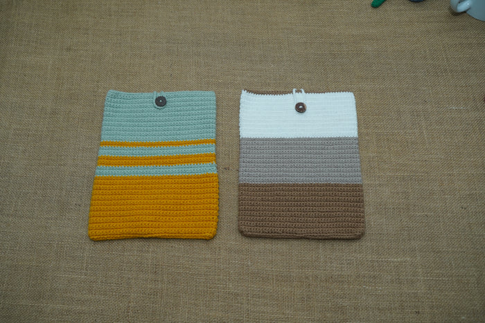 Kindle Sleeve | Handmade Crochet Festival Decoration | Artisan Made In India | Eco-Friendly| 100% Cotton |