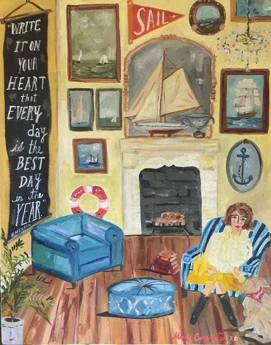 Nautical Parlor Greeting Card