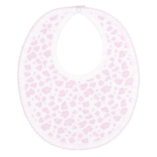 Pink Cheetah Print Baby Bib