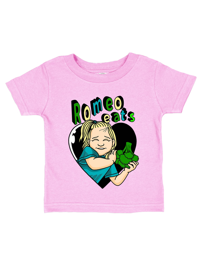 Romeo Eats Broccoli Toddler Tee