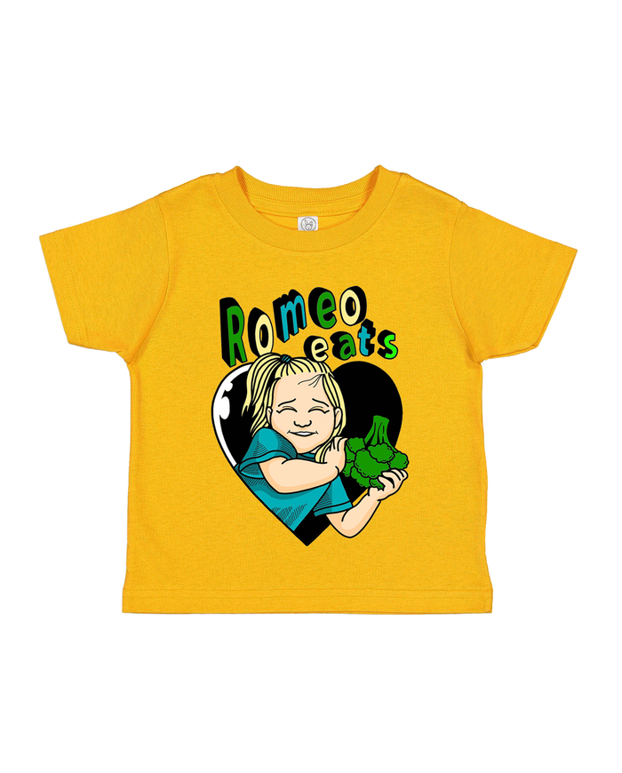 Romeo Eats Broccoli Toddler Tee
