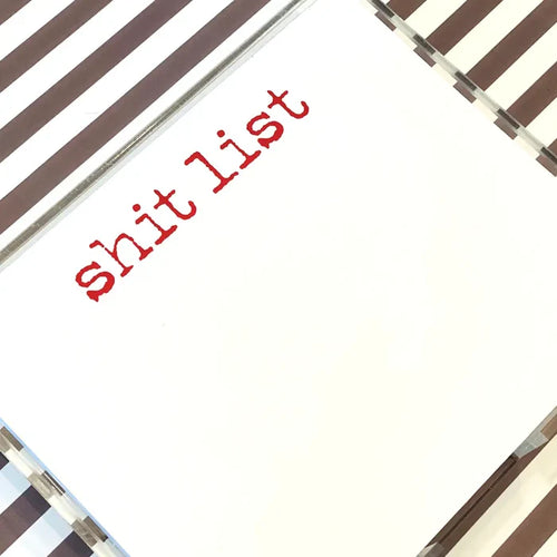 Shit List Large Notepad