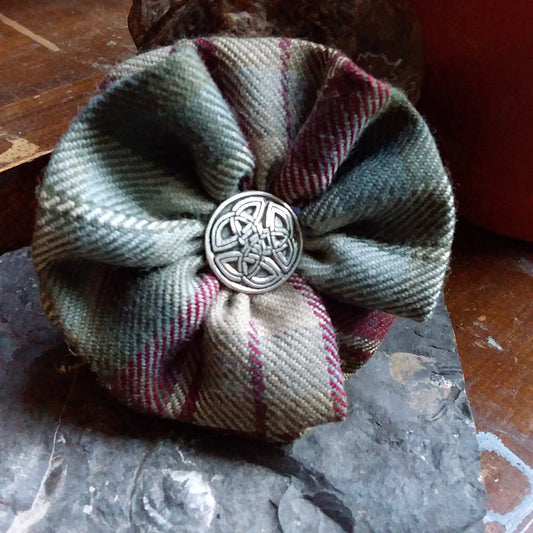 Tartan Rosette Brooch ~ Clan & Speciality Tartan
