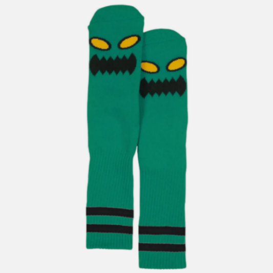 Toy Machine Monster Face Sock Green
